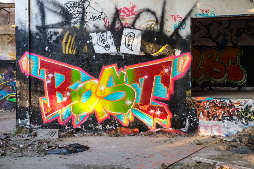 graffiti - bost - urbex - kabelwerk oberspree - berlin köpenick