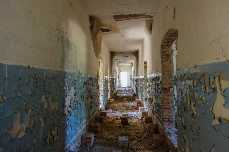 ghost town vogelsang - an abandoned russian barracks