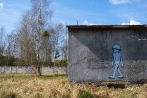 streetart - geisterstadt vogelsang - verlassene russische kasern