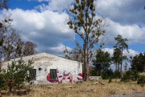 graffiti - kase - geisterstadt vogelsang - verlassene russische