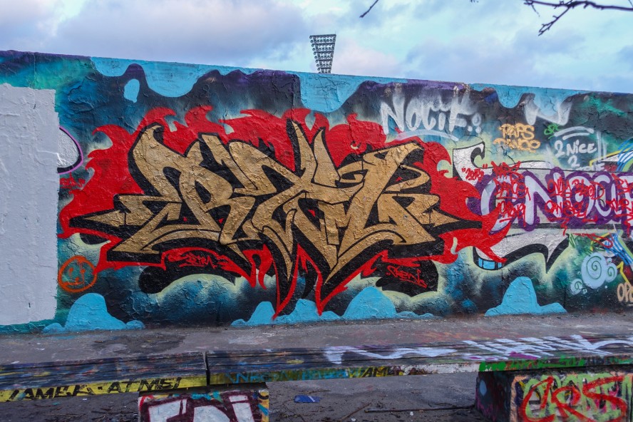 graffiti - rtm - mauerpark . berlin . januar 2015