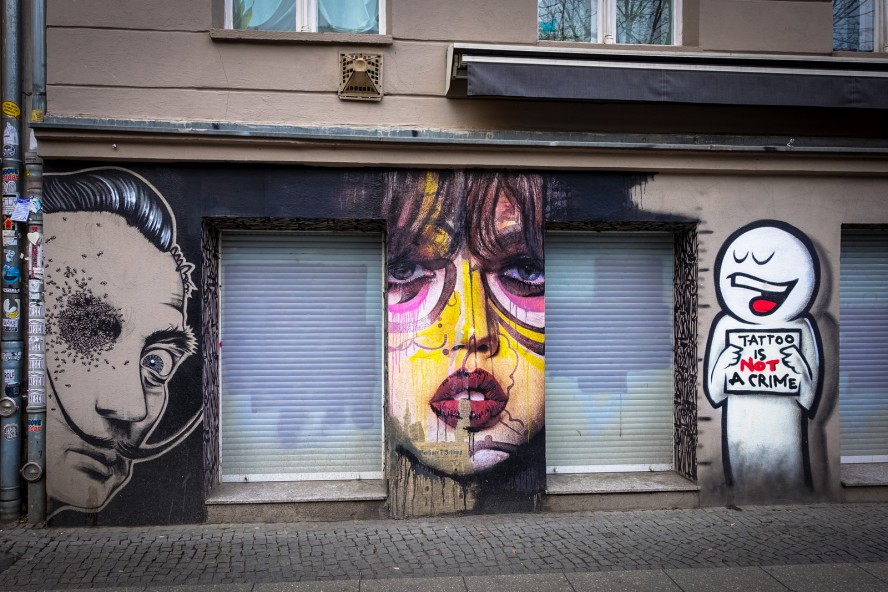 streetart - prost , flocke art, ?? - schönhauser allee, berlin