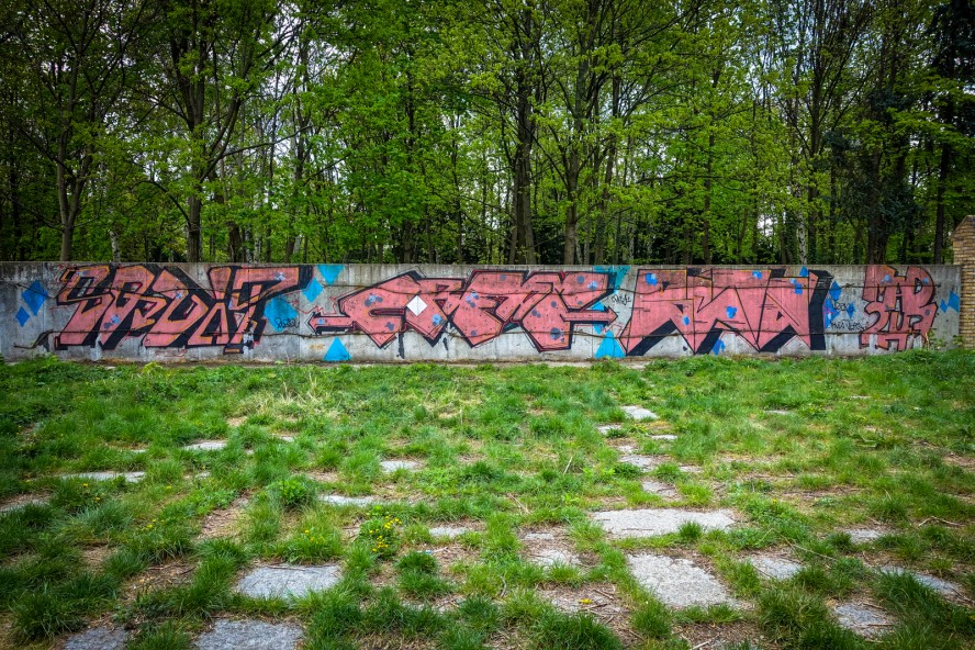 graffiti - leisepark berlin prenzlauerberg