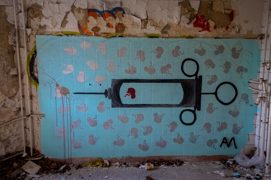 streetart - urbex - ehemaliges kinderklinik - weissensee