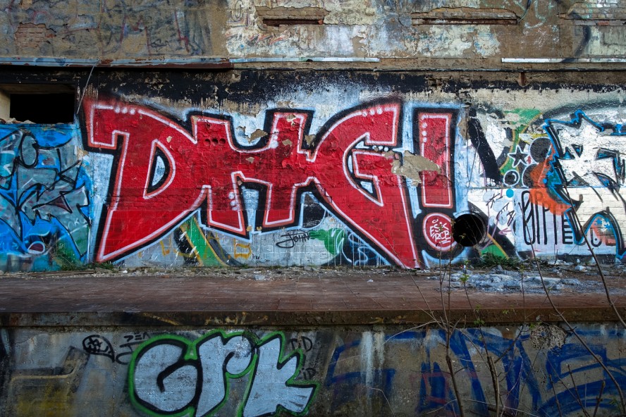 graffiti - dhg - urbex - ehemaliges kinderklinik - weissensee