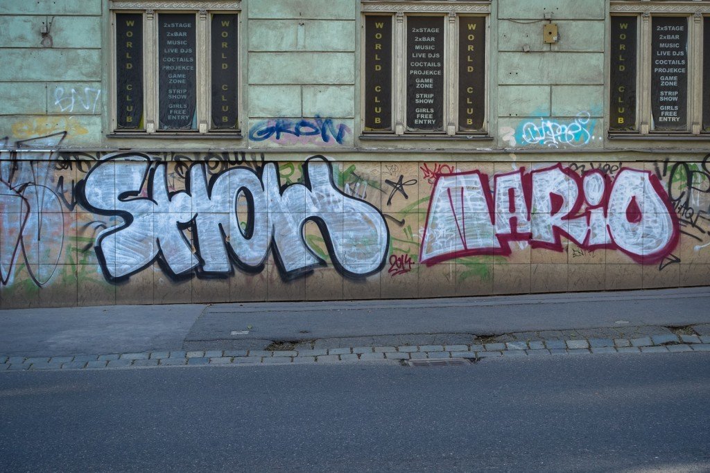 graffiti - prag, husitská