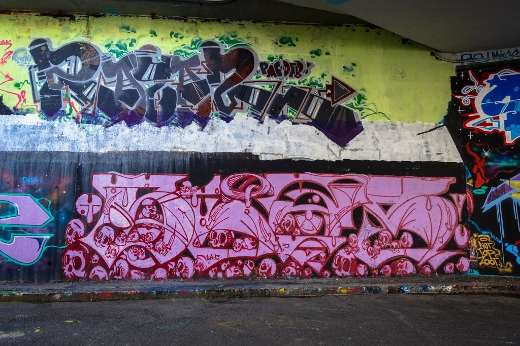 graffiti - prague, legal wall - těšnov street