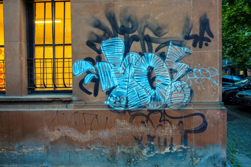 graffiti - prag