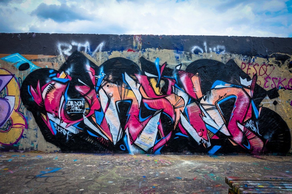 graffiti - unsin - berlin, mauerpark