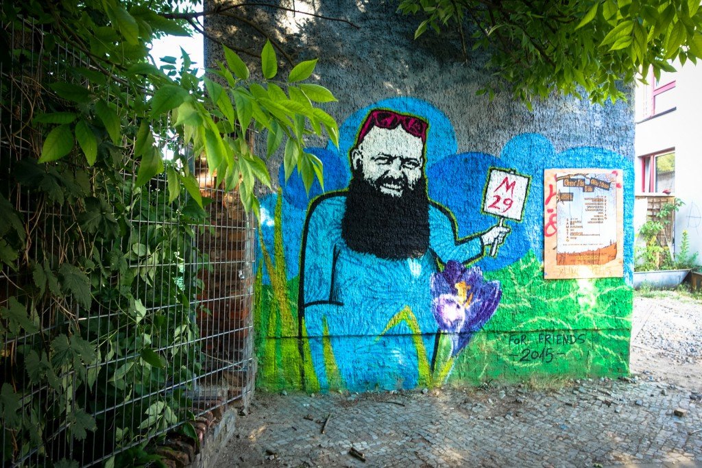 graffiti - klamra - berlin, m29
