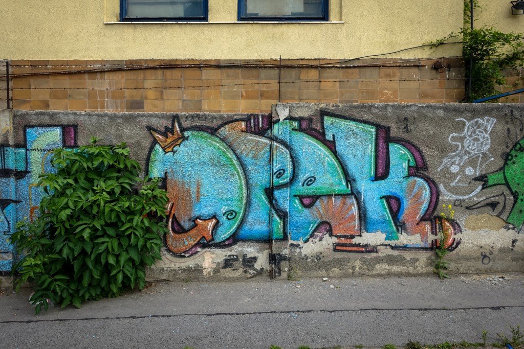 graffiti - opek - prague, ke klíčovu