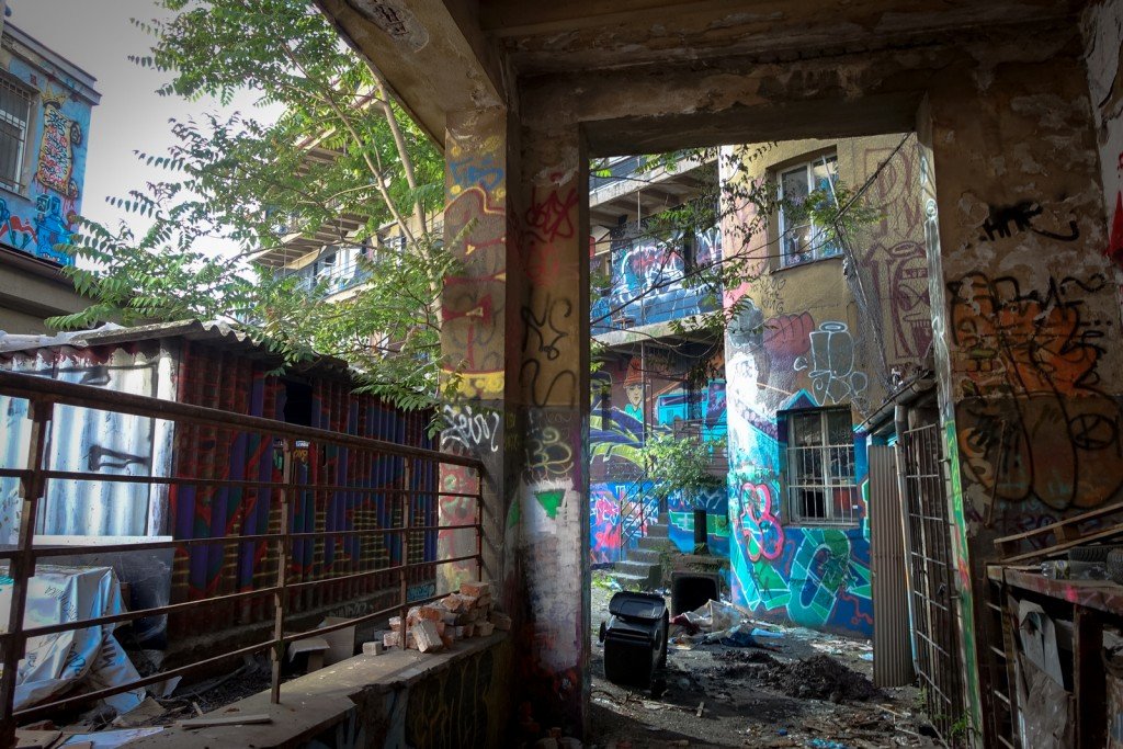 graffiti - prague, trafačka