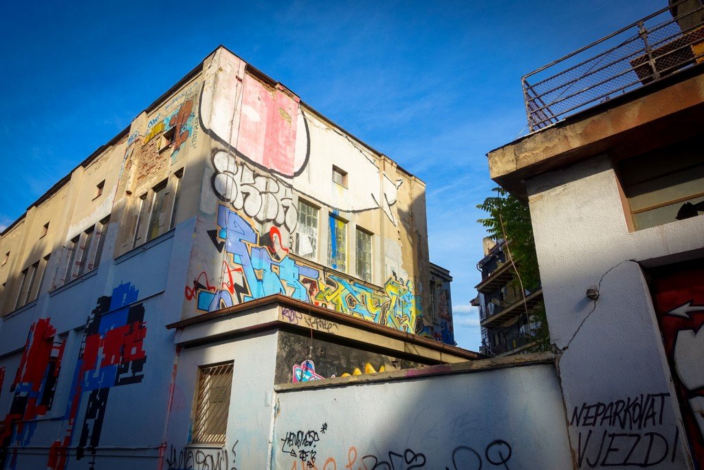 graffiti - prague, trafačka