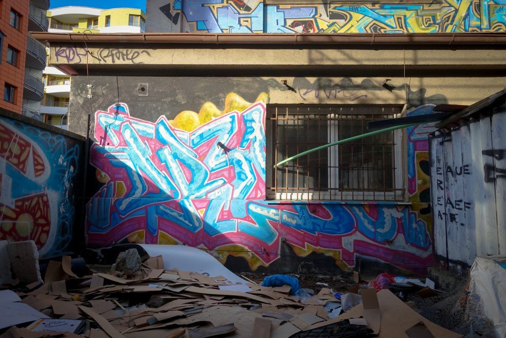 graffiti - prague, trafačka