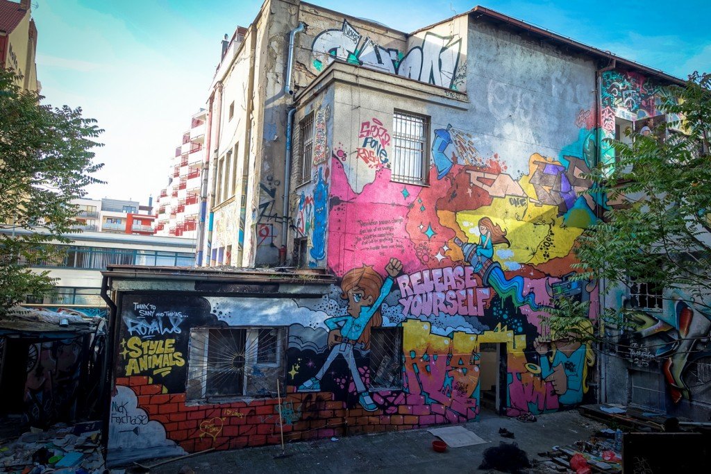 graffiti - prague, trafačka