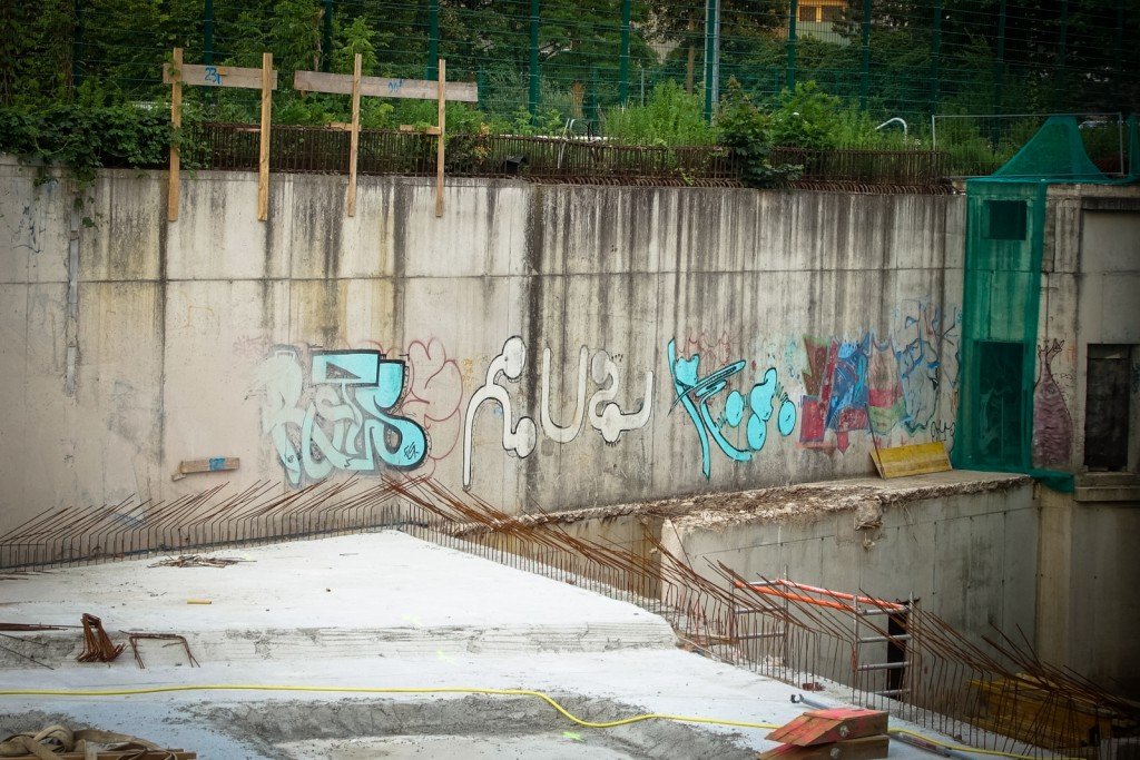 graffiti - rots, rouge - berlin, wedding