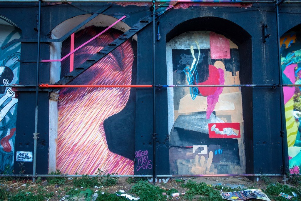 urban art - addison karl & johannes mundinger - berlin, urban spree "arcaden jam"
