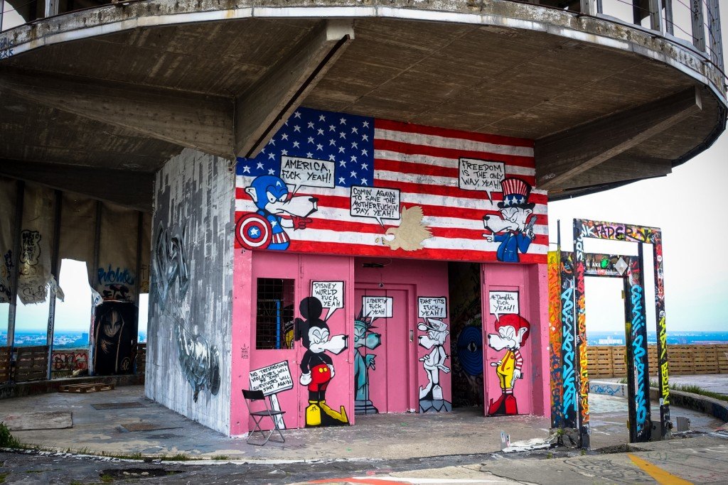 streetart - berlin, teufelsberg