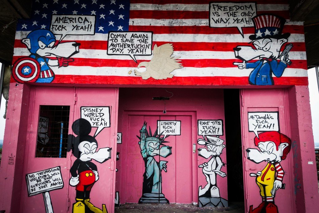 streetart - berlin, teufelsberg