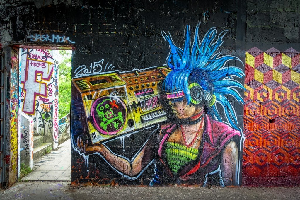 graffiti - berlin, teufelsberg