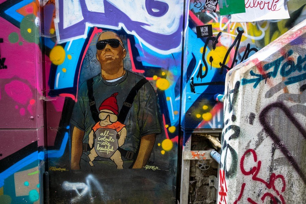 paste up - moe - berlin, teufelsberg