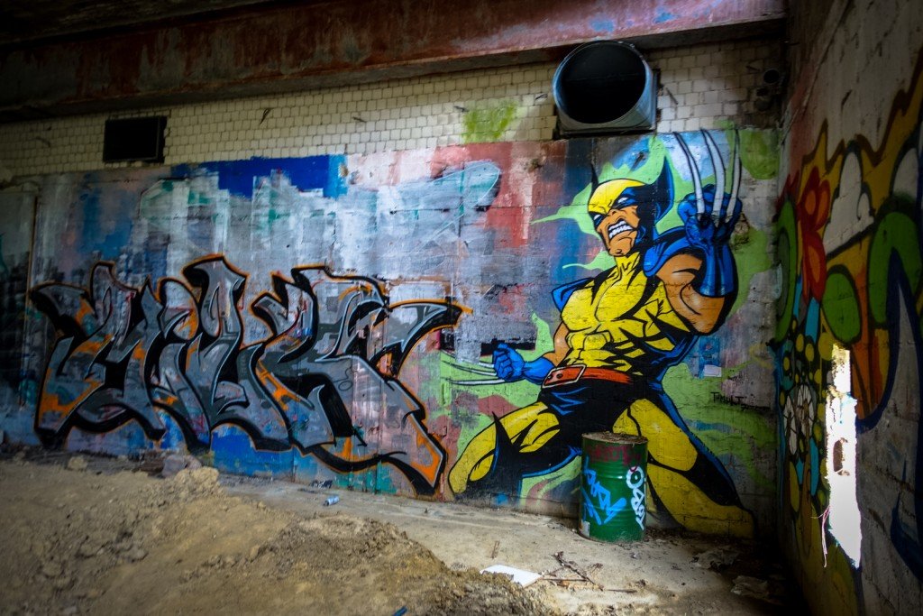 graffiti - berlin, teufelsberg