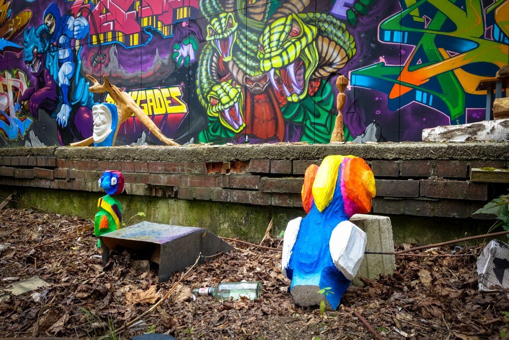 sculptures - vincent schulz - berlin, teufelsberg