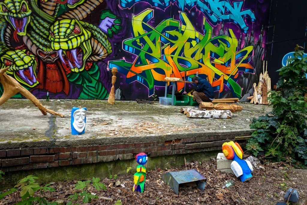 sculptures - vincent schulz - berlin, teufelsberg