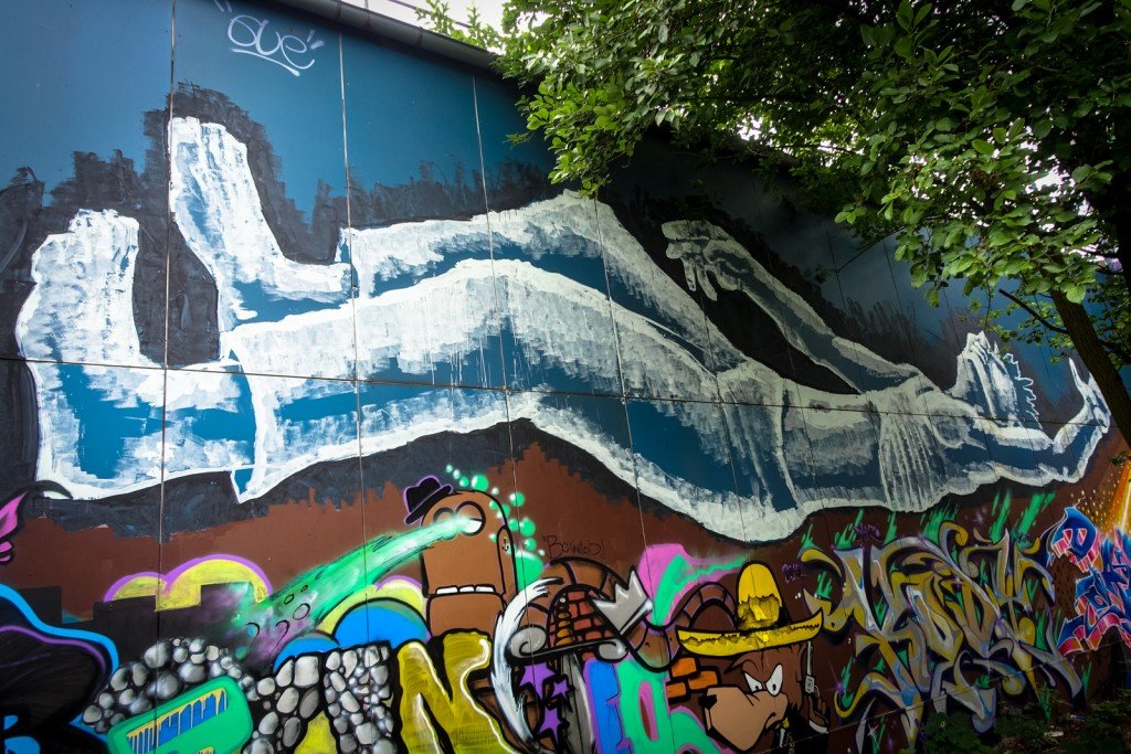 streetart - berlin, teufelsberg