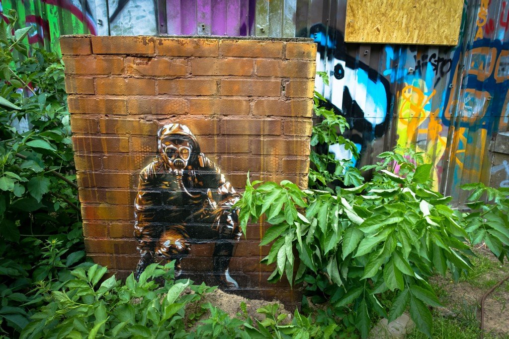 stencil - berlin, teufelsberg