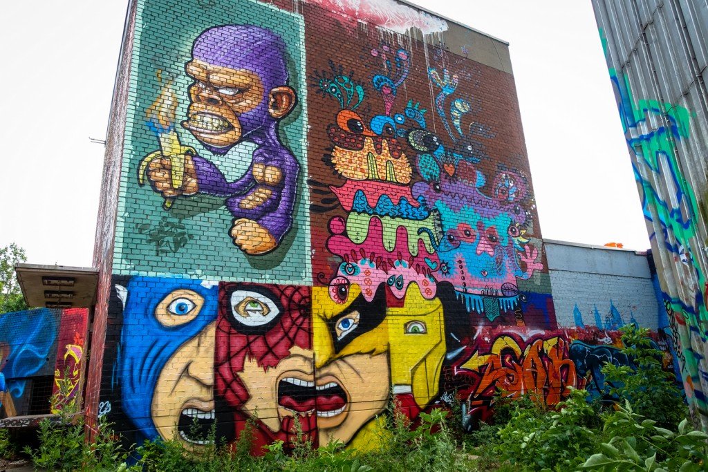 graffiti - berlin, teufelsberg