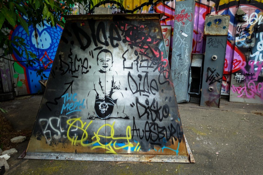 stencil - otto schade - berlin, teufelsberg