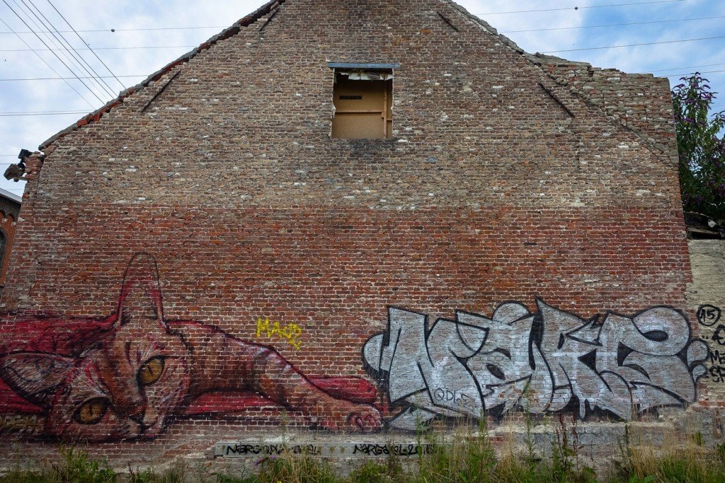 urban art - ghostvillage doel, belgium