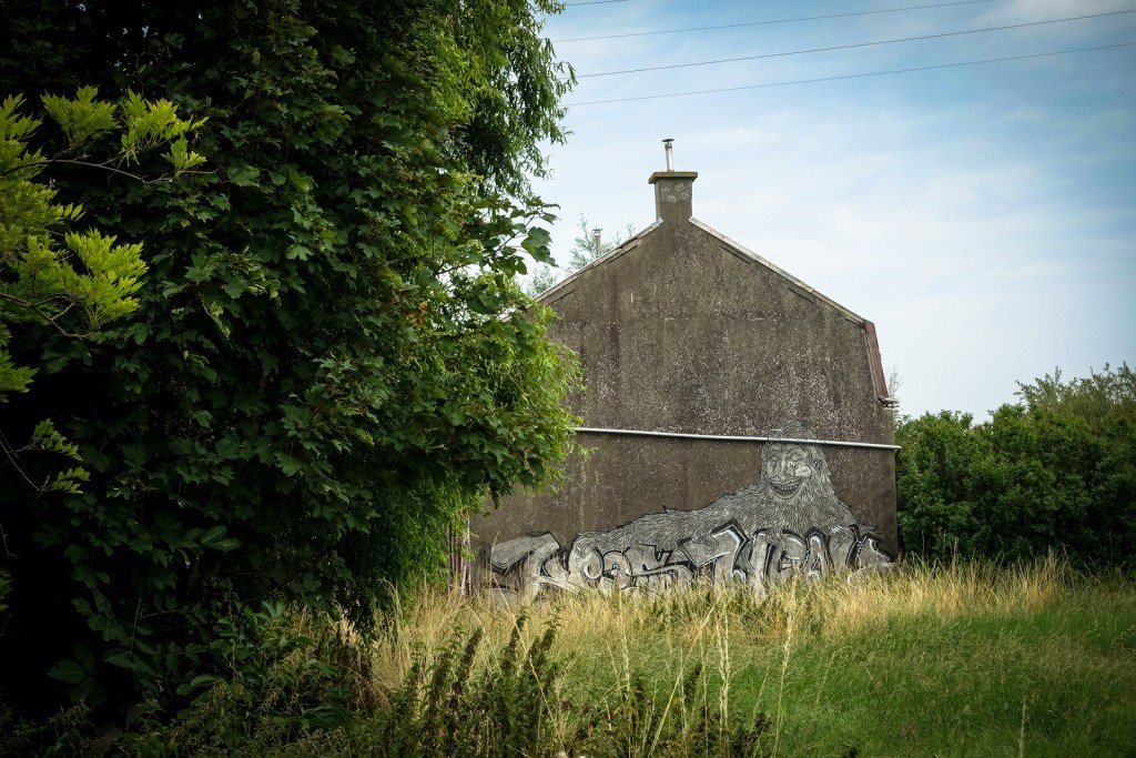 urban art - ghostvillage doel, belgium