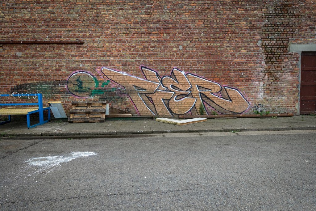 graffiti - belgium, ostend