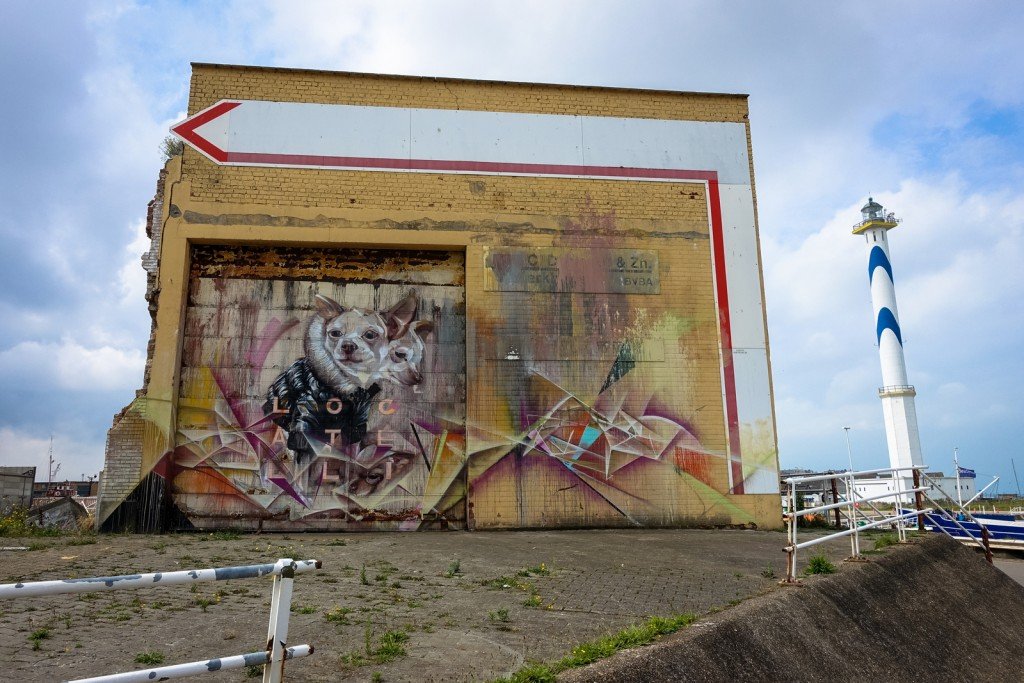 graffiti - cazn, timon, jeps - belgium, ostend, "just writing my name"