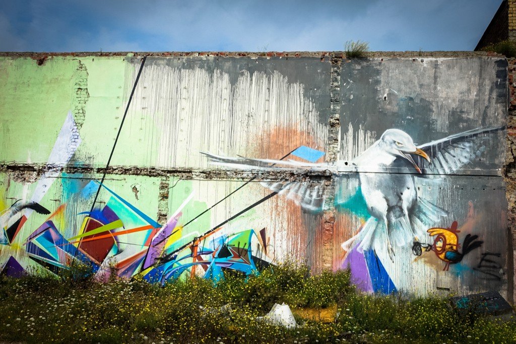 graffiti - cazn, timon, jeps - belgium, ostend, "just writing my name"