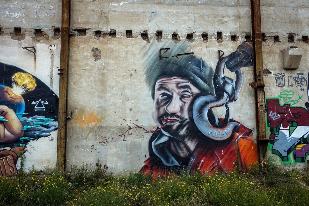 graffiti - resm - belgium, ostend, "just writing my name"