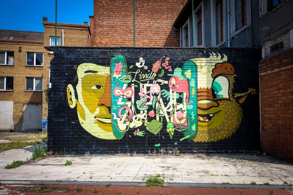 urban art - bue, - belgium, ghent