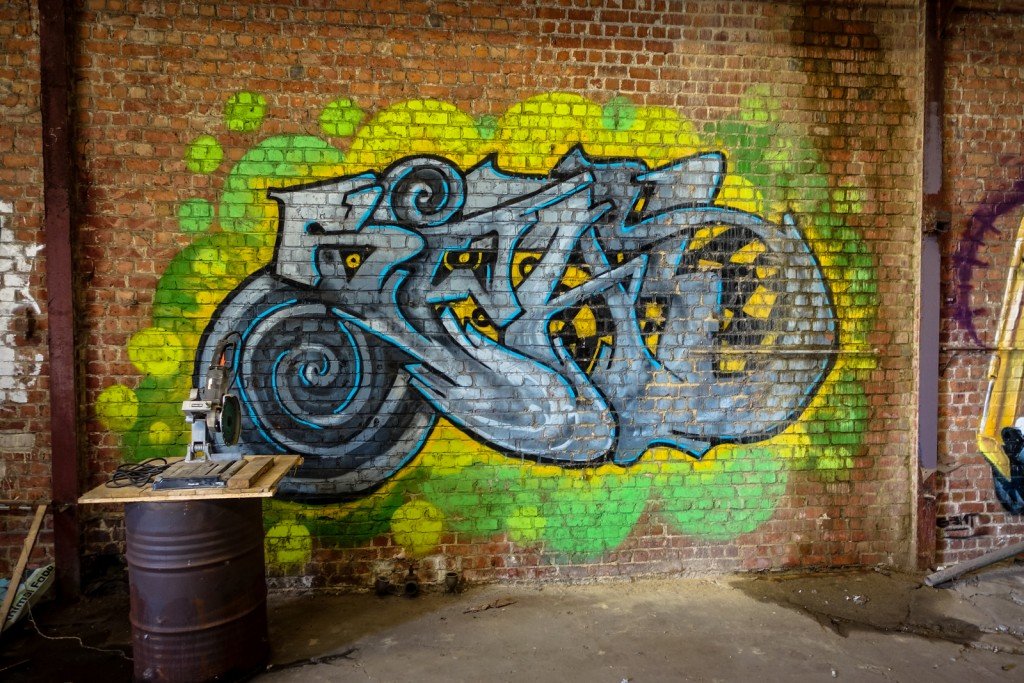 graffiti - belgium, gentbrugge, tubel squat