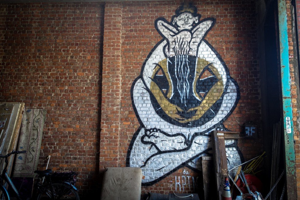 graffiti - de kptn - belgium, gentbrugge, tubel squat