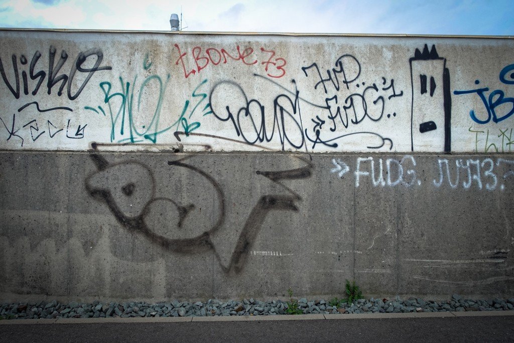 graffiti - dsf - hamburg, steinwerder