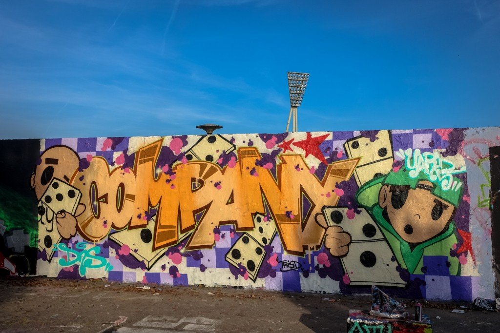 graffiti - yard5/trisd - berlin, mauerpark