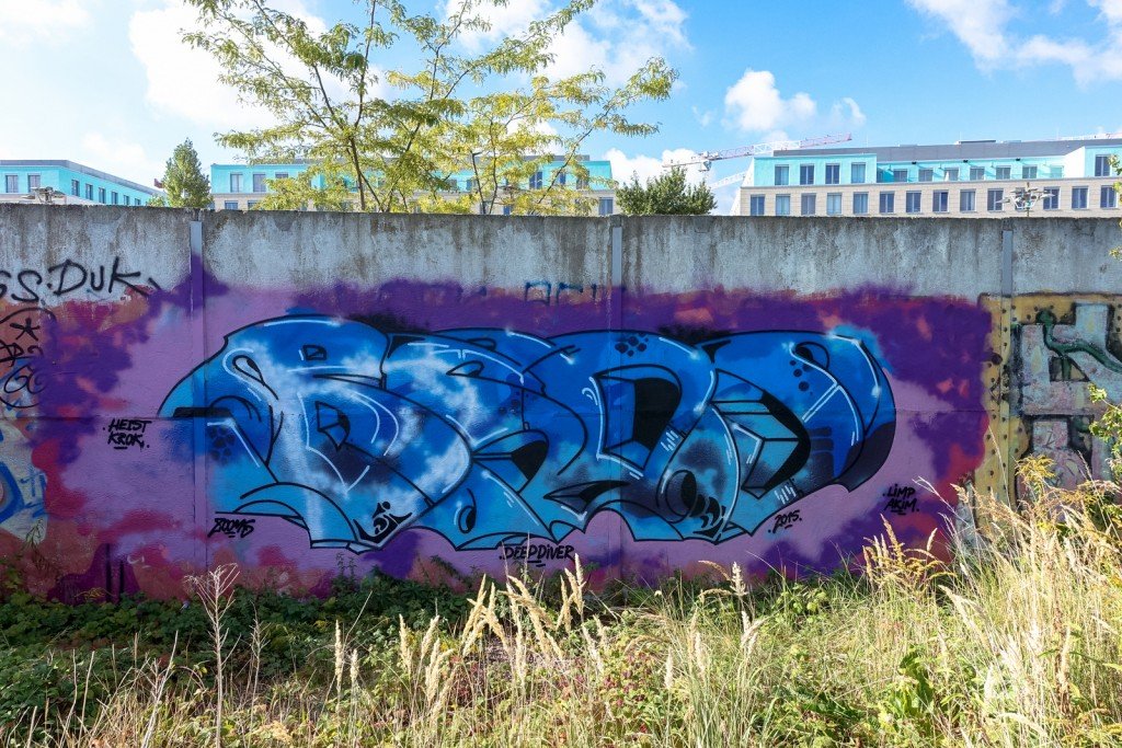 graffiti - bsos - berlin, park am nordbahnhof