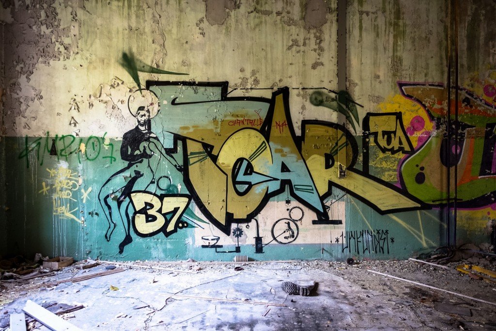 urbex - graffiti - veb, berlin schöneweide