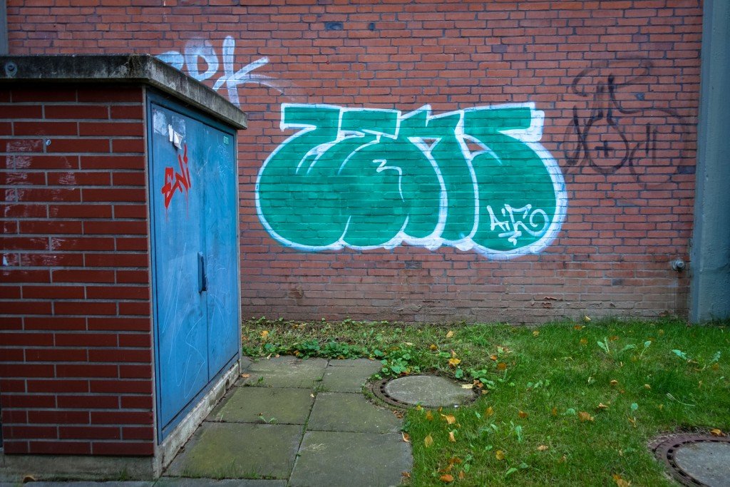 graffiti - hamburg, bahrenfeld