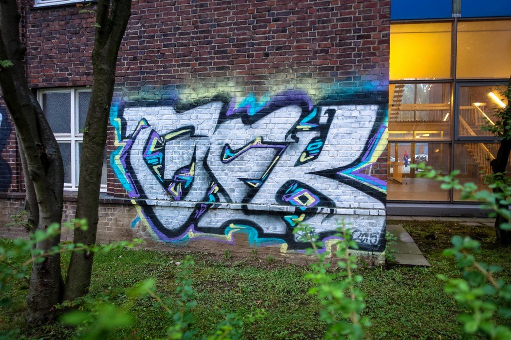 graffiti - gfk - hamburg, bahrenfeld