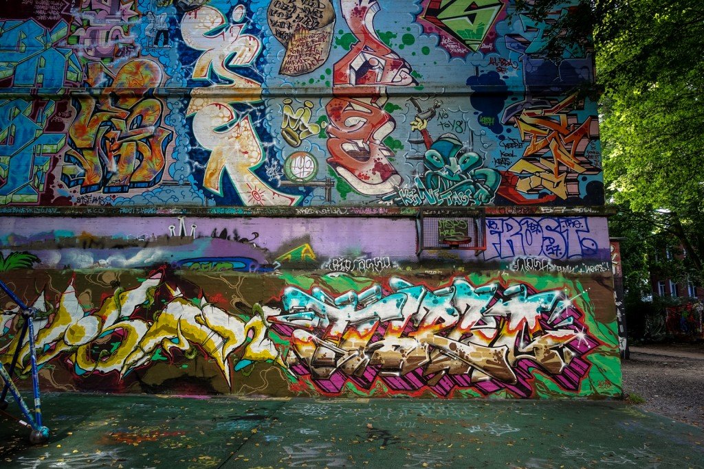 graffiti - hamburg, flora-bunker