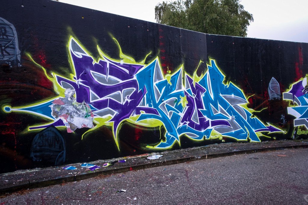 graffiti - skum - harburg, bostelbeker hauptdeich hall of fame