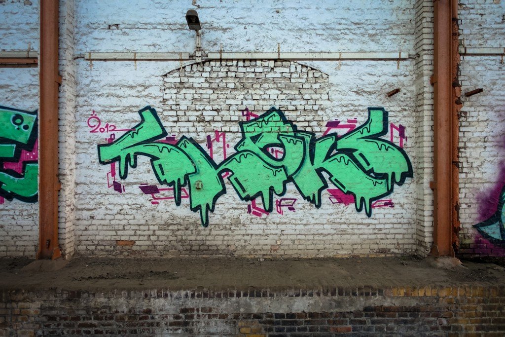 urbex graffiti - am güterbahnhof, halle ad saale